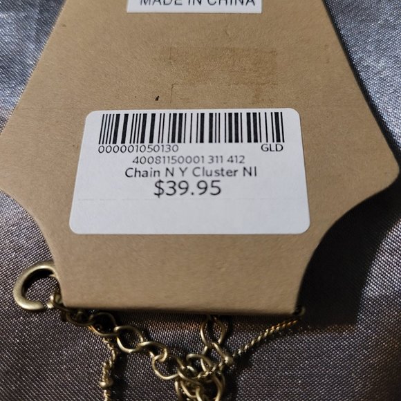 Vintage Cluster Bead Coldwater Creek Necklace NWT - Picture 5 of 5